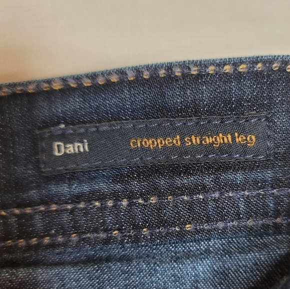 Citizens Of Humanity Dani Cropped Straight Leg Cuffed Jeans Women's Size 25 - Picture 7 of 14